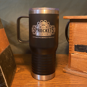 TUMBLER 20oz (Laser Etched Stainless Steel) – SPROCKETS COFFEE